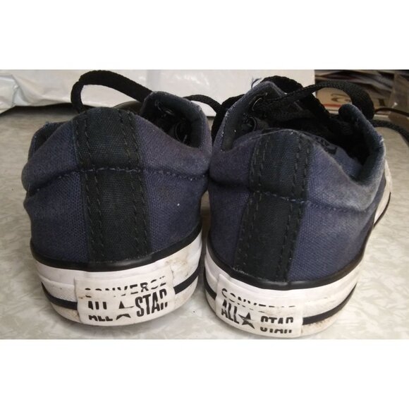Converse CTAS Big Kids size 2 Blue canvas sneaker shoes - Picture 4 of 6
